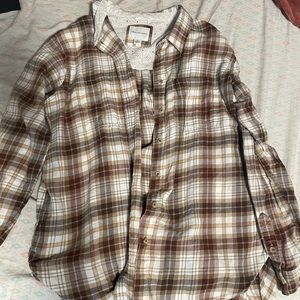 American Eagle woman’s flannel. Size small. Only wore it once.